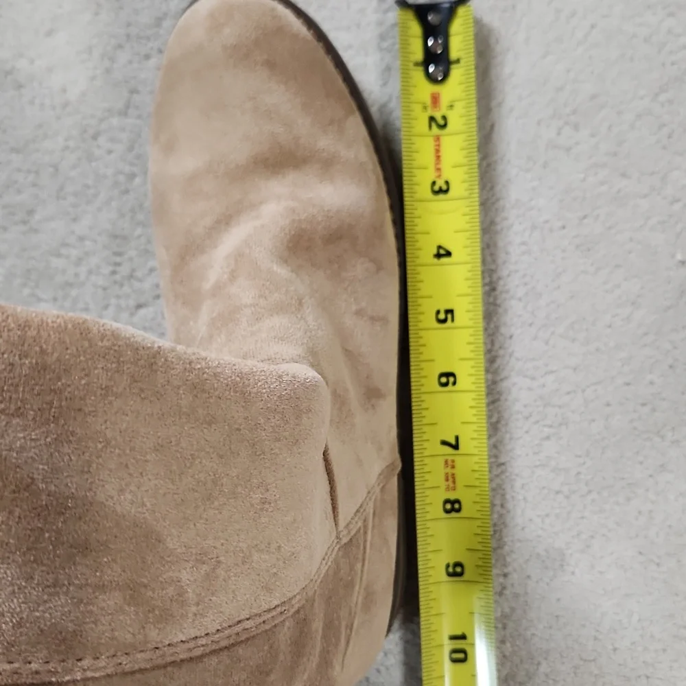 Women's Knee High Boots Flat Low Heel Stretchy Round Toe soft - 7.5 ordered